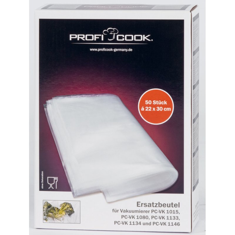 PROFI COOK Rouleaux de film sous vide, 280 mm × 6 m, 2 pièces